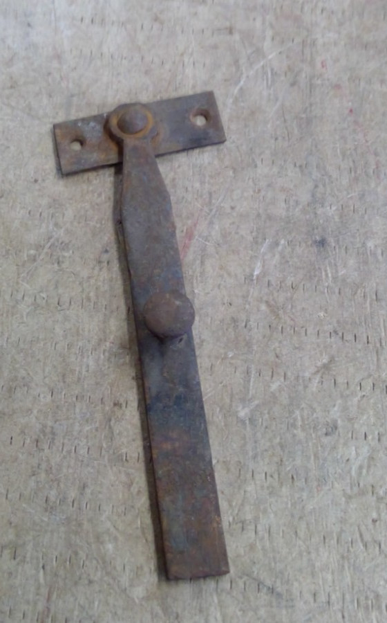 Antique Swing Slide Latch Barn Cottage Door Iron