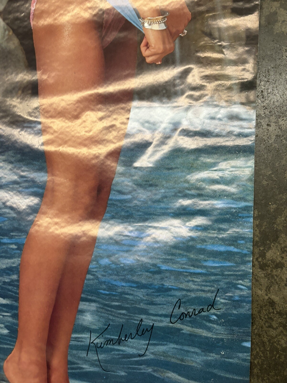 Kimberly Conrad 1988 door Poster hot girl Water Damage C2425