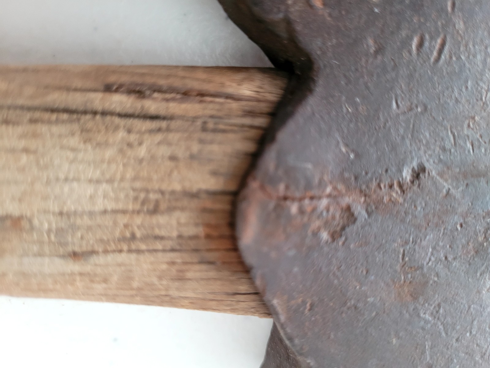 Antique/Vintage? Hewing Axe Hatchet with Wooden Handle