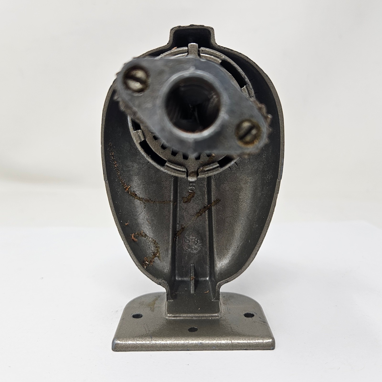 Vintage BOSTON Model KS Manual Pencil Sharpener Revolving 8 Hole Steel USA