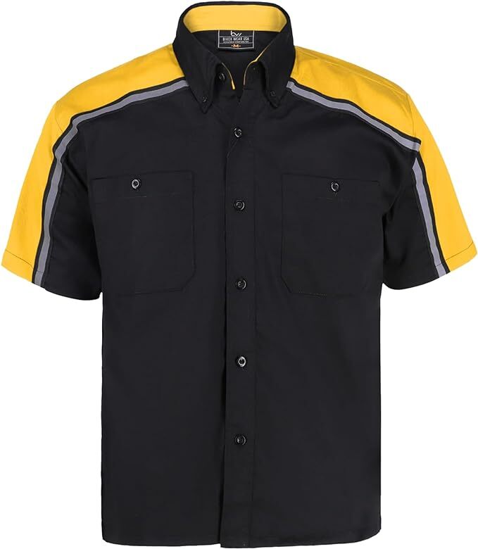 Men's Mechanical Industrial Work Shirt with Reflective Lining