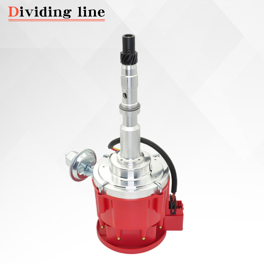 ✅for AMC/JEEP 1967-1990 290 304 360 390 401 HEI DISTRIBUTOR + RED Plug Wires USA