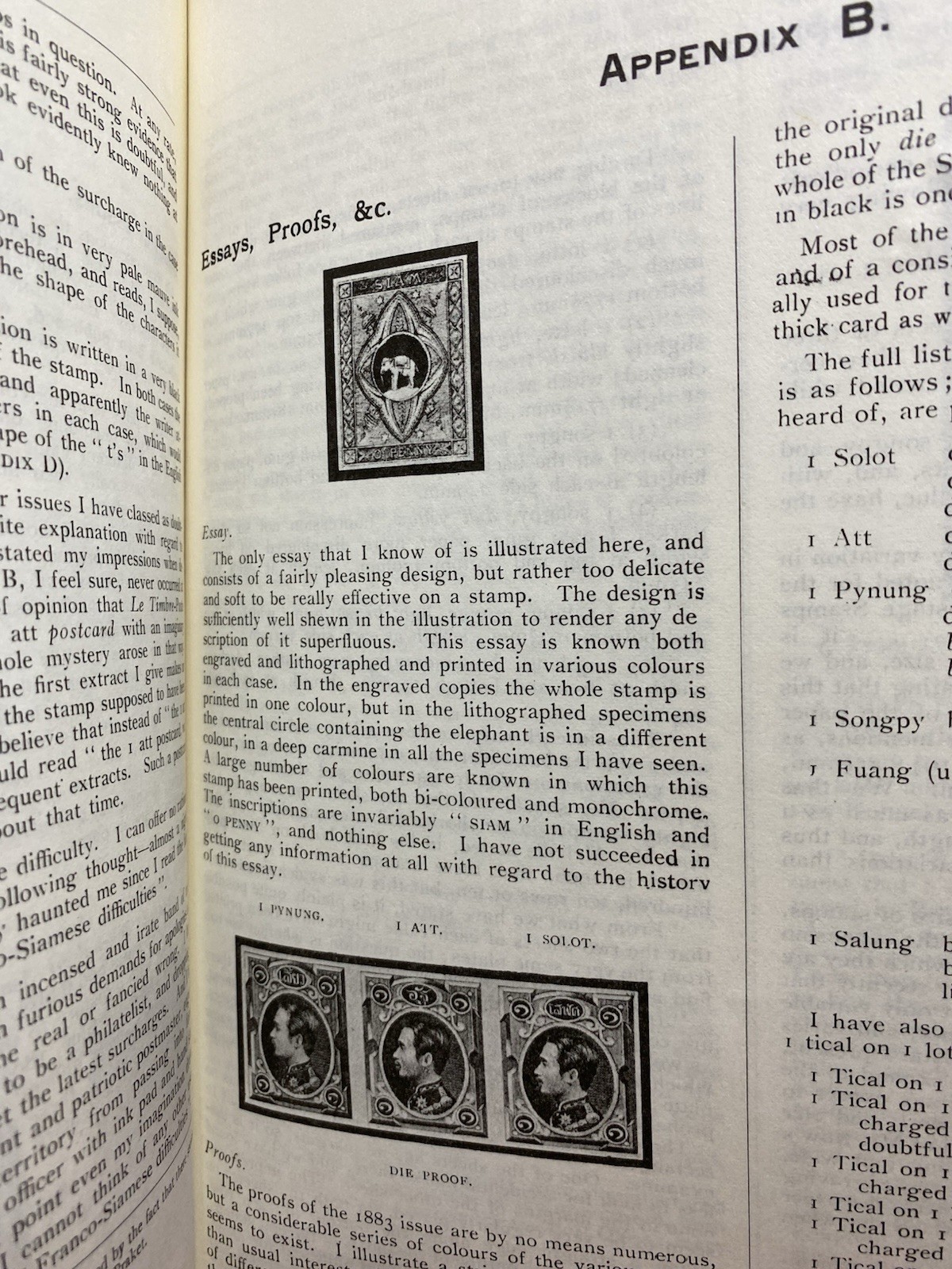 The Adhesive Postage Stamps Of Siam By R.W.Harold Row 75 Pages Hand Book Free SH