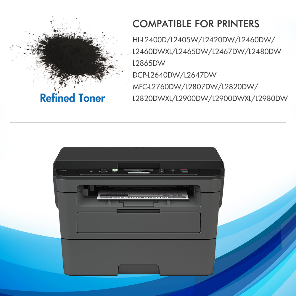 4PK TN830 XL Toner CartridgeFor Brother TN830XL DCP-L2640DW HL-L2405W L2640DW