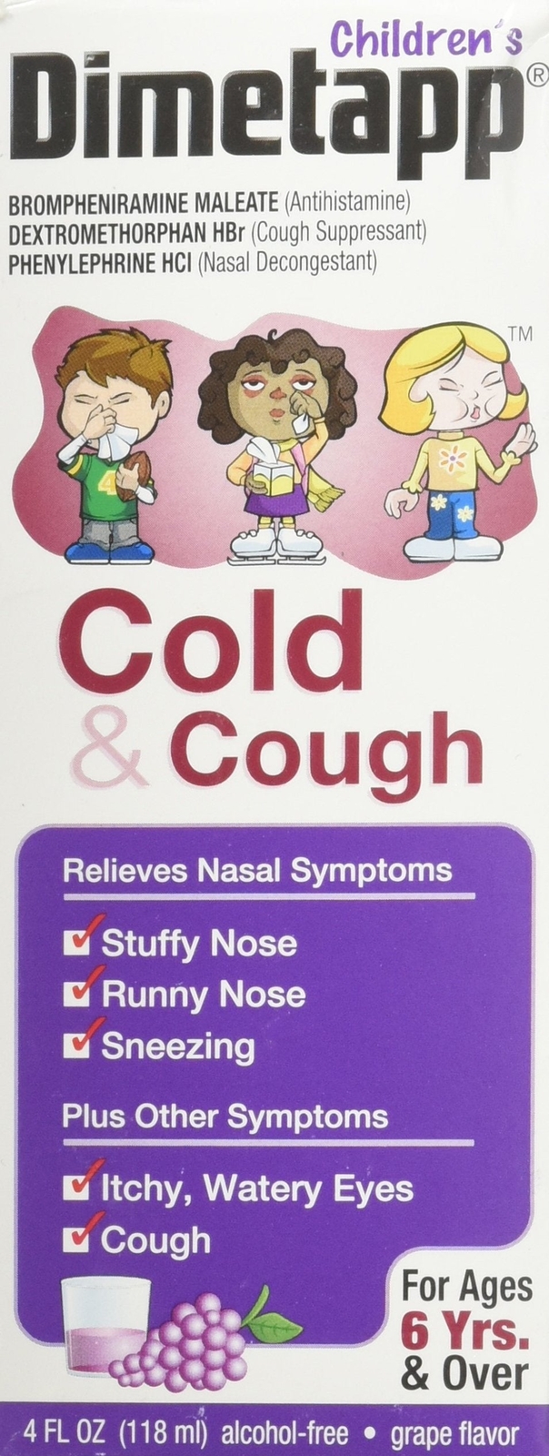 Dimetapp DM Cold & Cough Elixir 4oz