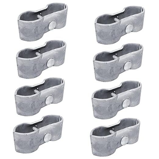 - Chain Link Fence Panel Clamps ~ Kennel Clamps: Qty 8 for 1 1-7/8" - 8 Pack