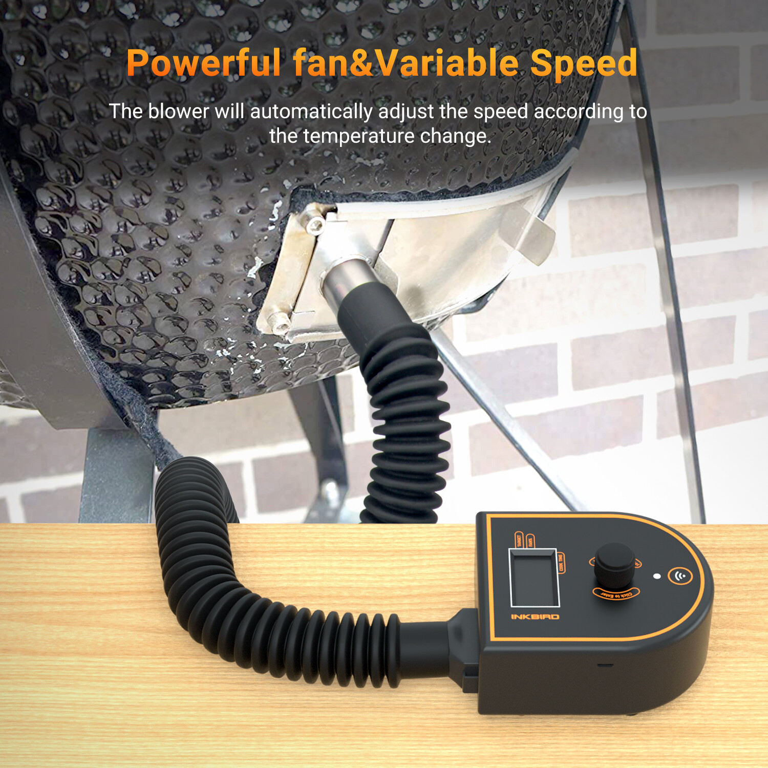 Barbecue Gas Grill Smokers Controller WiFi Bluetooth BBQ Exhaust Fan Control DC