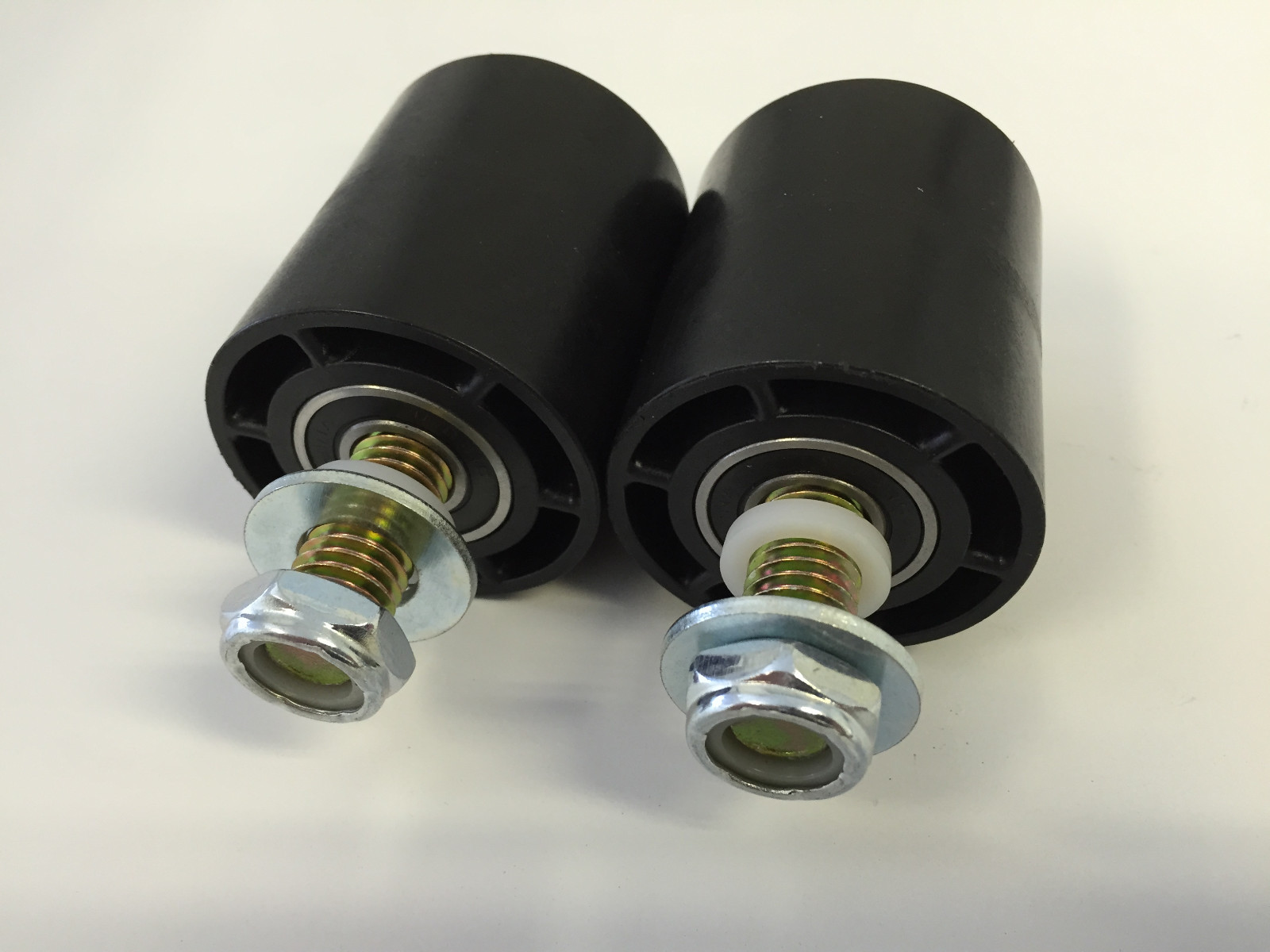 Belt grinder wheels for 2x72" knife grinders Set of 2, 2" wheels with bolt axles