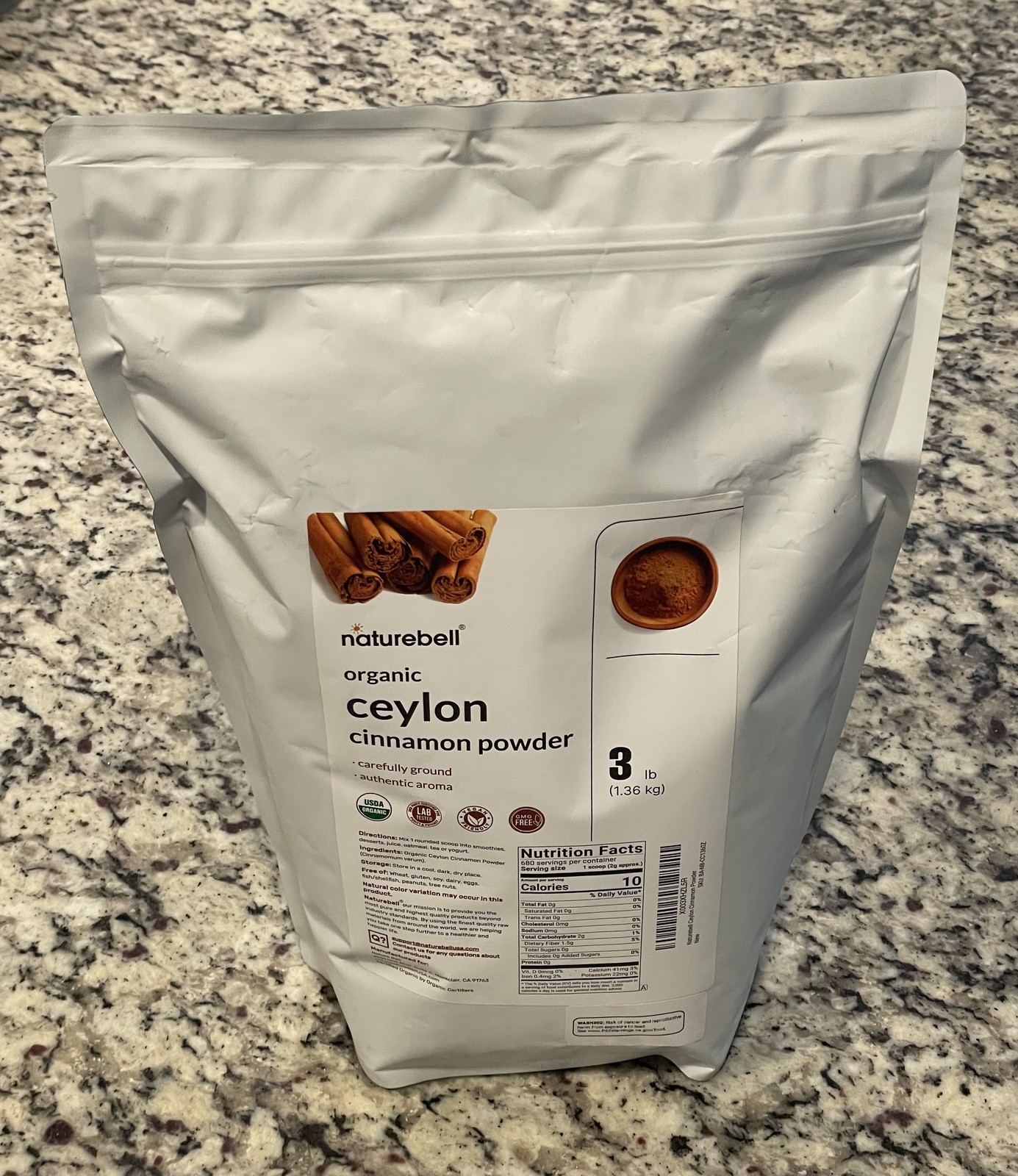 Organic Ceylon Cinnamon Powder in Bulk