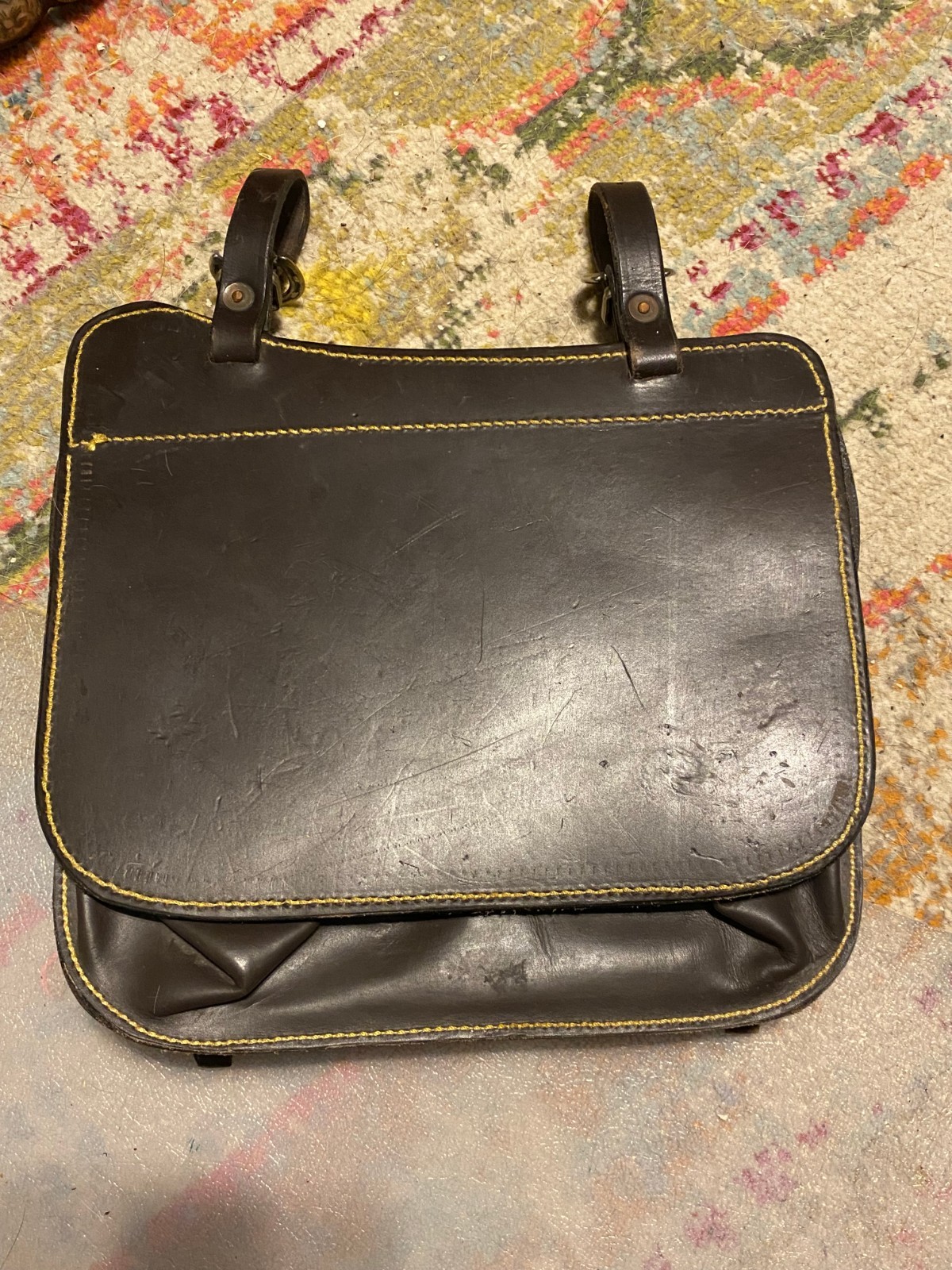 Australian saddle Leather Saddle bag Down Under Saddlery FREE SHIPPING