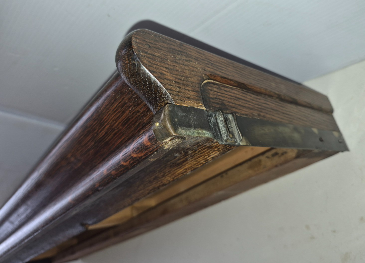 Antique Globe Wernicke Oak Barrister Bookcase Top D