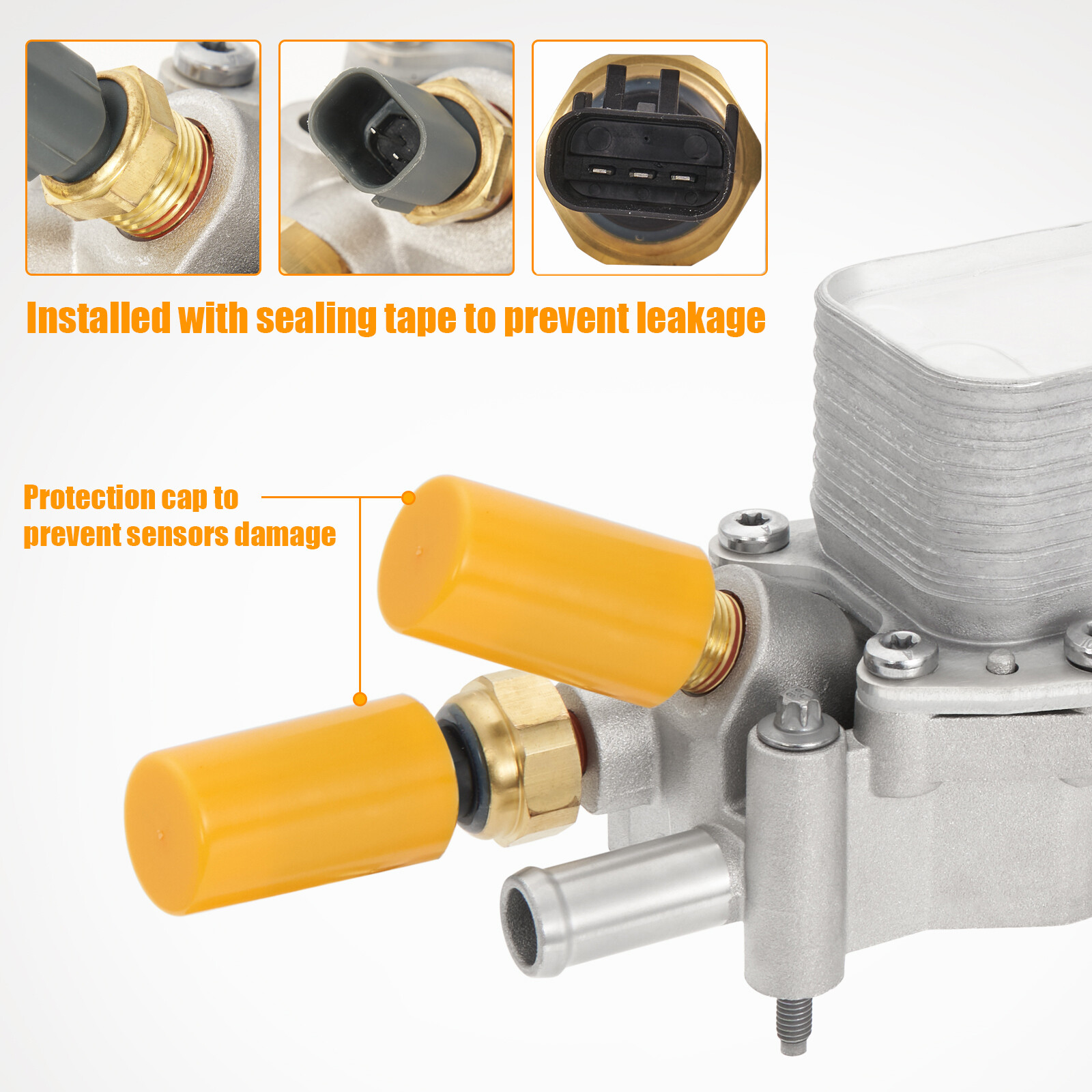 Aluminum Engine Oil Filter Housing Fit For 2017-2018 Dodge Jeep Chrysler Ram3.6L