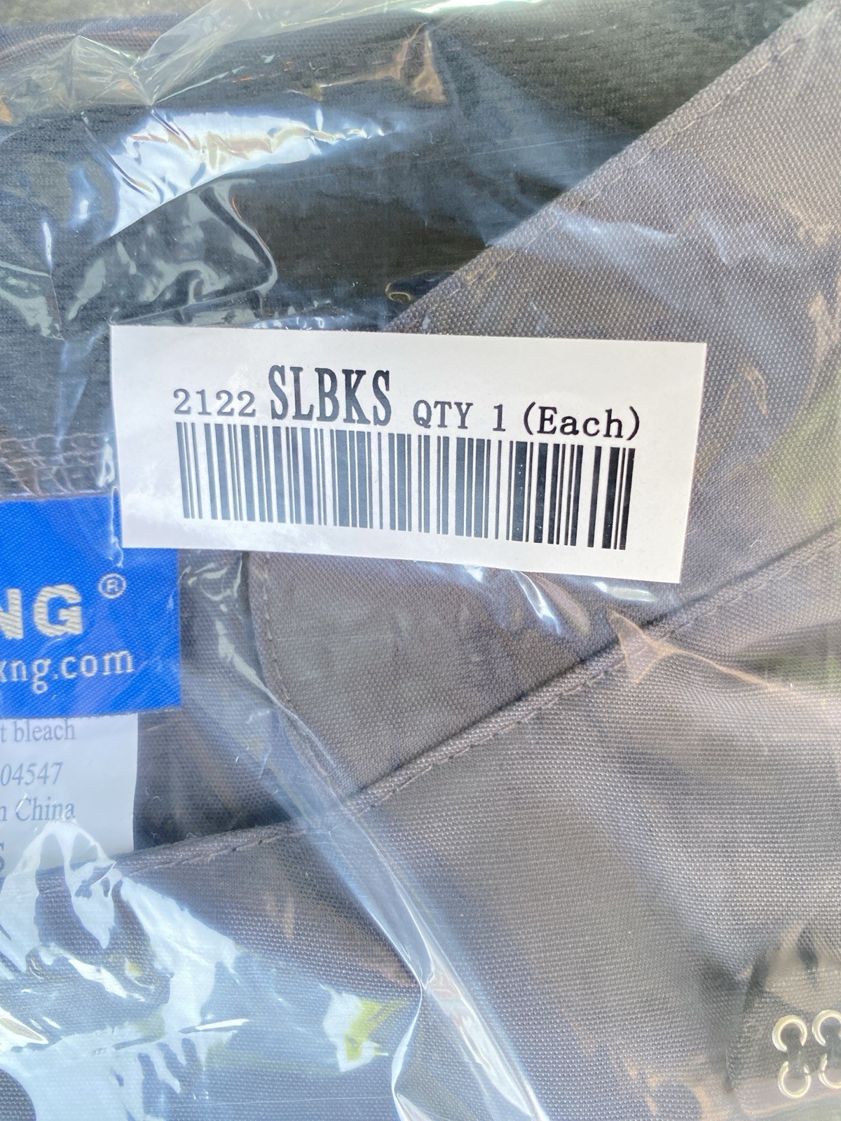 KNG 2122BKSLL Active Chef Mens Long Sleeve Chef Coat, Black Slate Size S