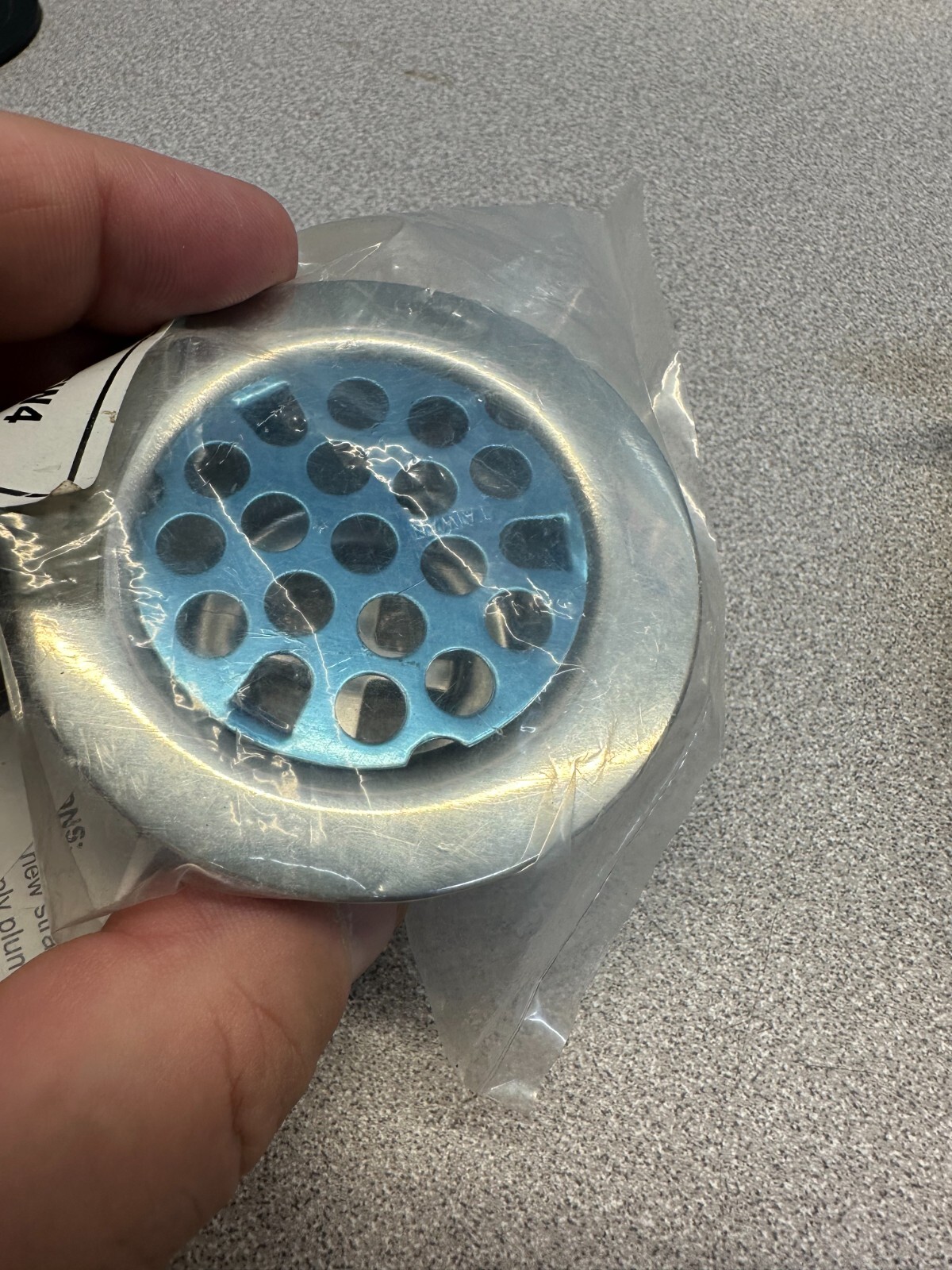 GRAINGER 4FEW4 Sink Drain,D 1-1/2", L 1-1/2", SS. (LOT OF 2) NEW FREE SHIPPING.