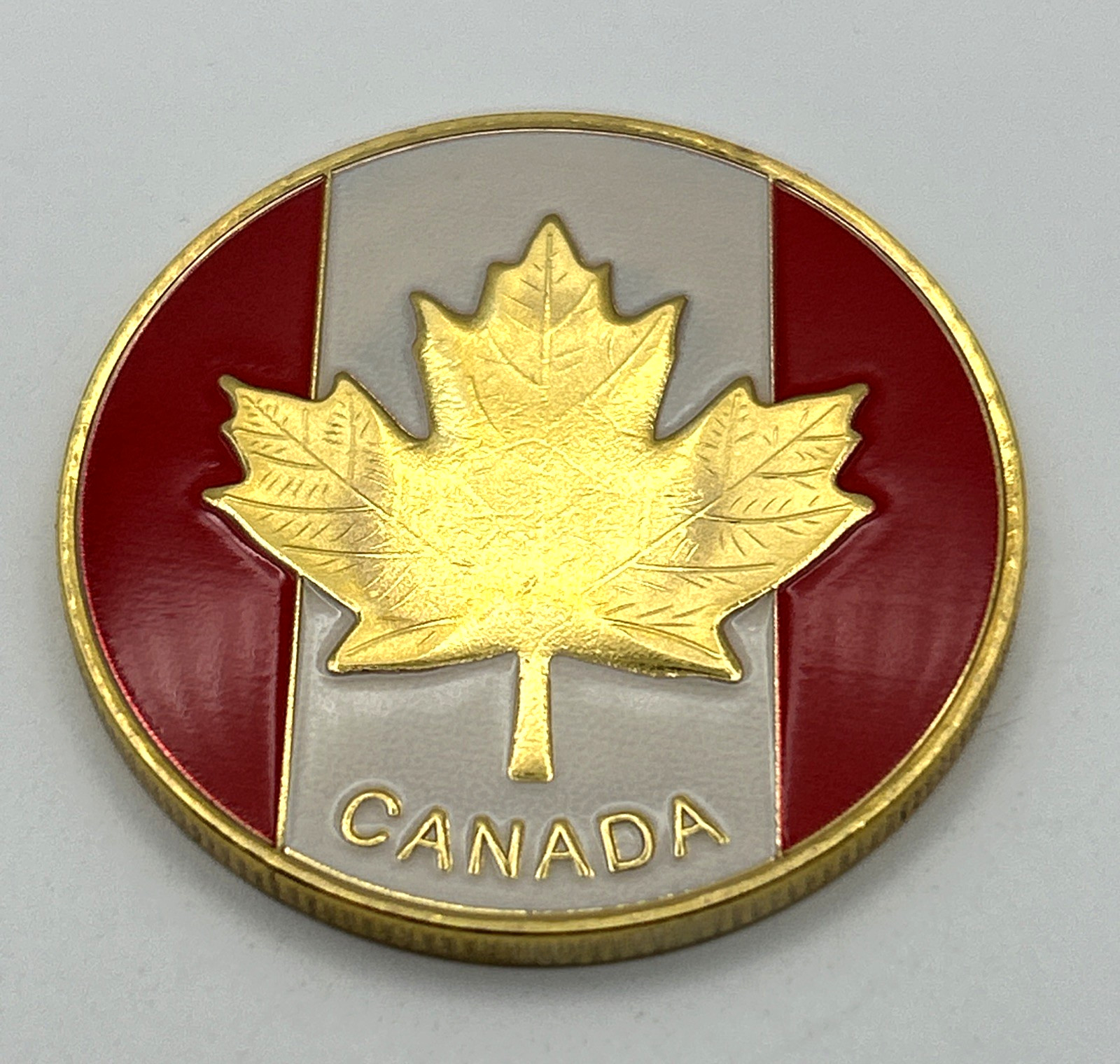 Canada Maple Leaf Commemorative Coin Token Medal 40mm