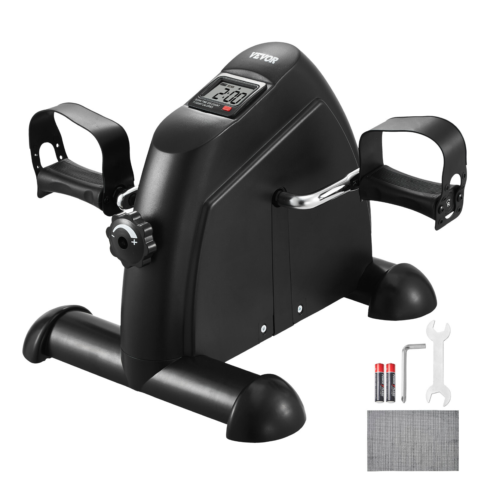 Under Desk Bike Pedal Exerciser Portable Mini Exercise Bike for Arm Leg Exercise