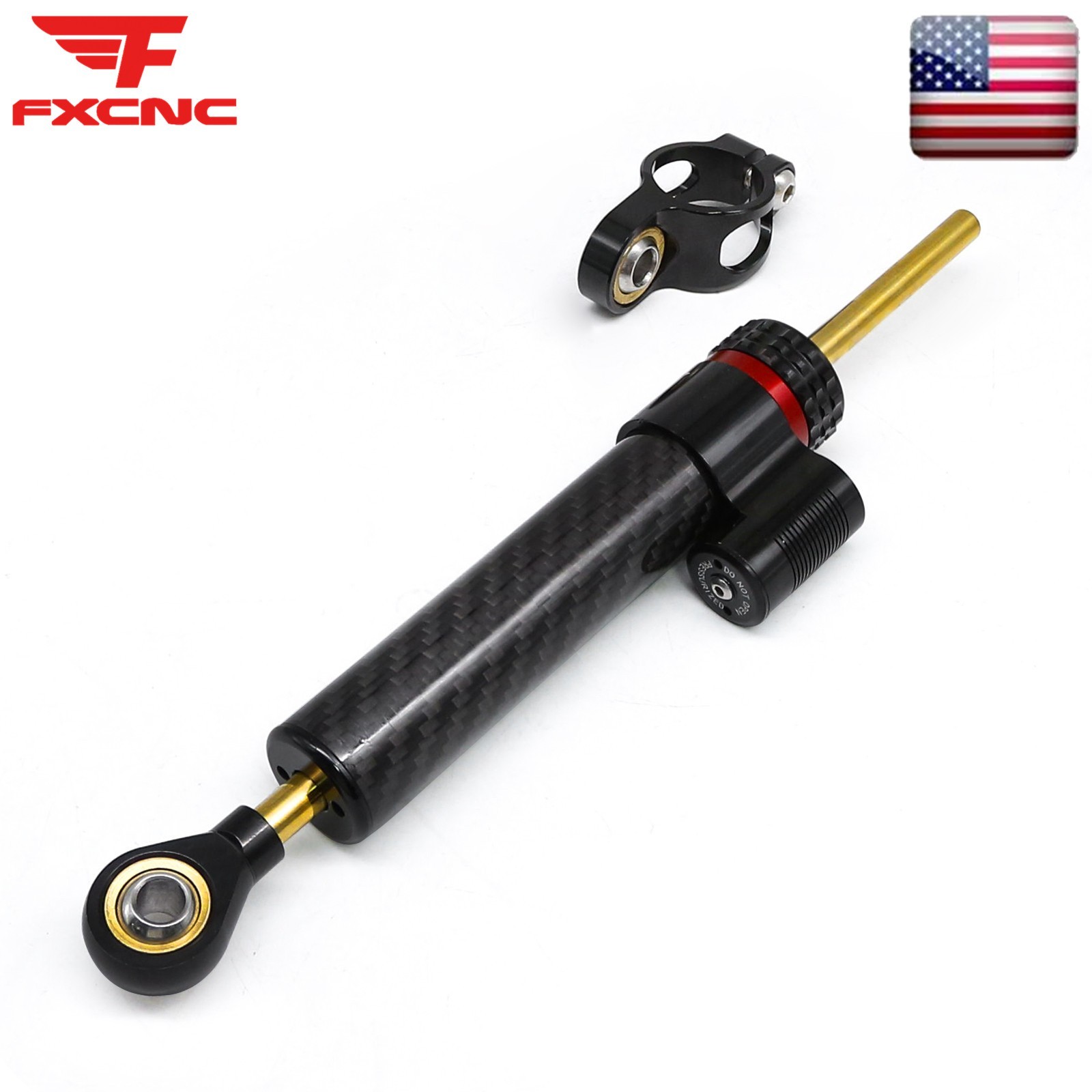 Steering Damper Stabilizer & Mounting Bracket For Kawasaki Ninja ZX6R 2007-2008