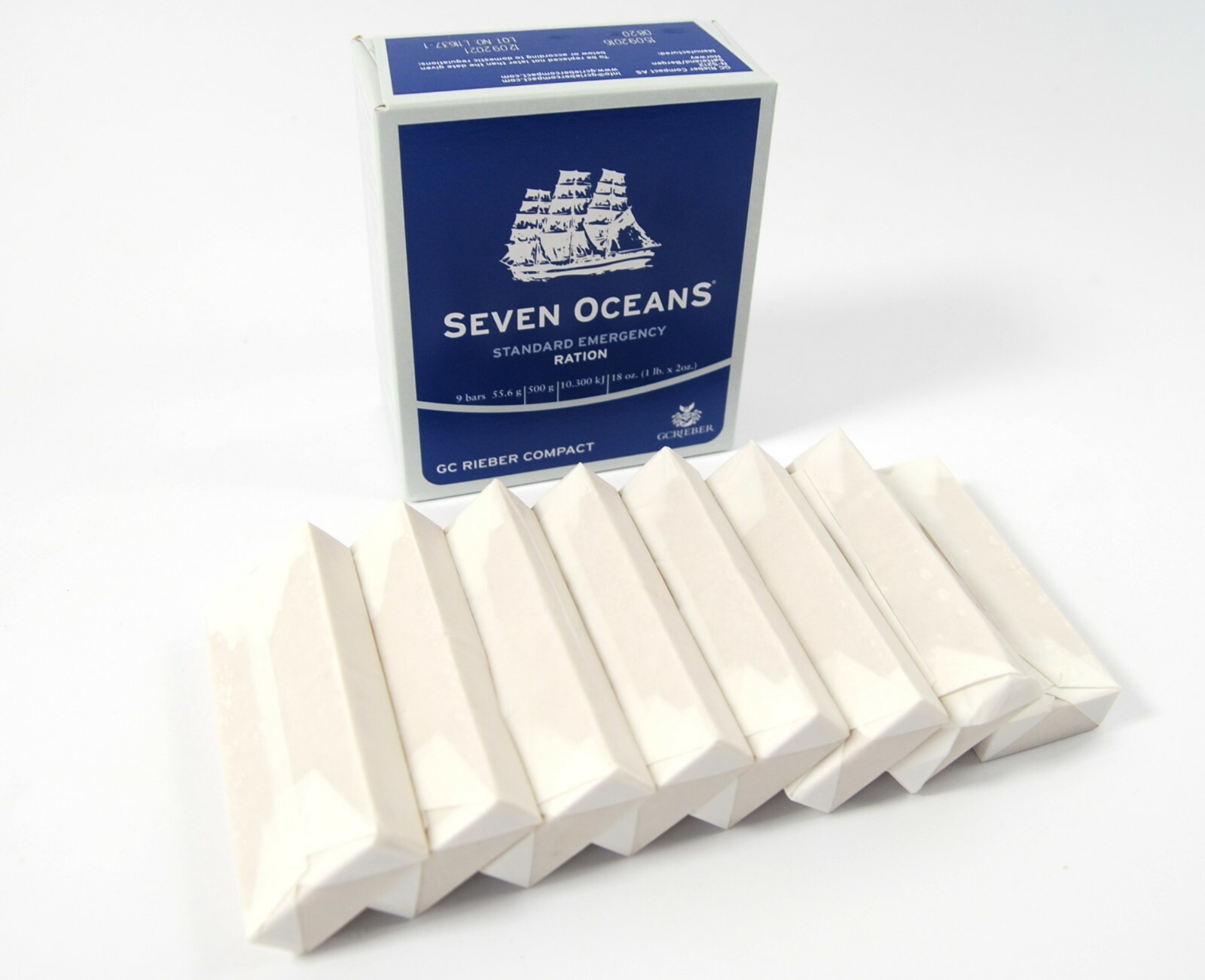 500g Emergency Food Ration Meal HALAL VEGAN Survival Biscuits SEVEN OCEANS MRE