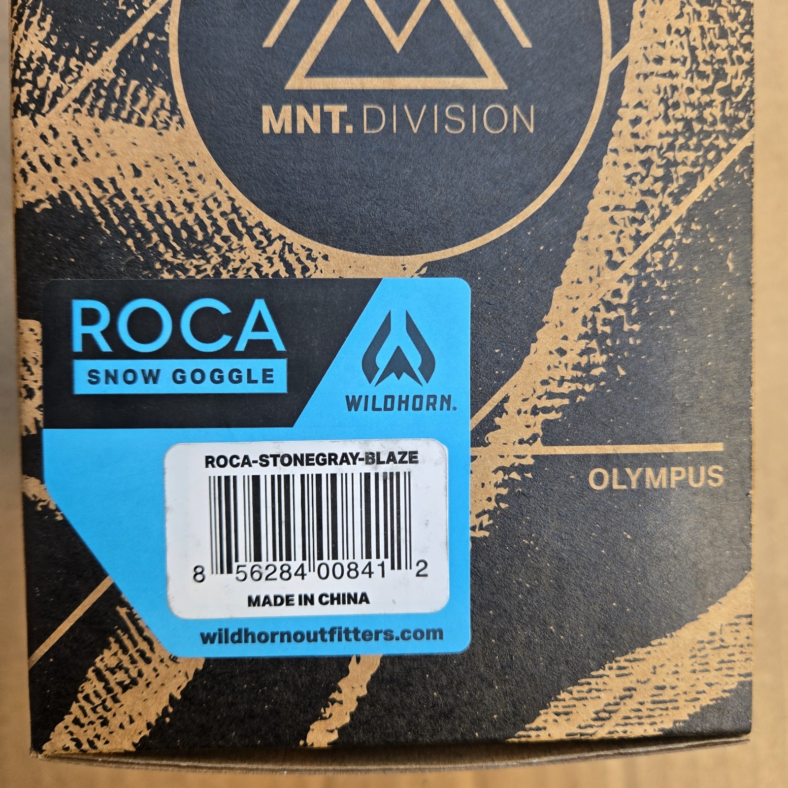 Wildhorn ROCA SNOW GOGGLE/ SKI AND SNOWBOARD GOGGLES. ROCA-STONEGRAY-BLAZE.