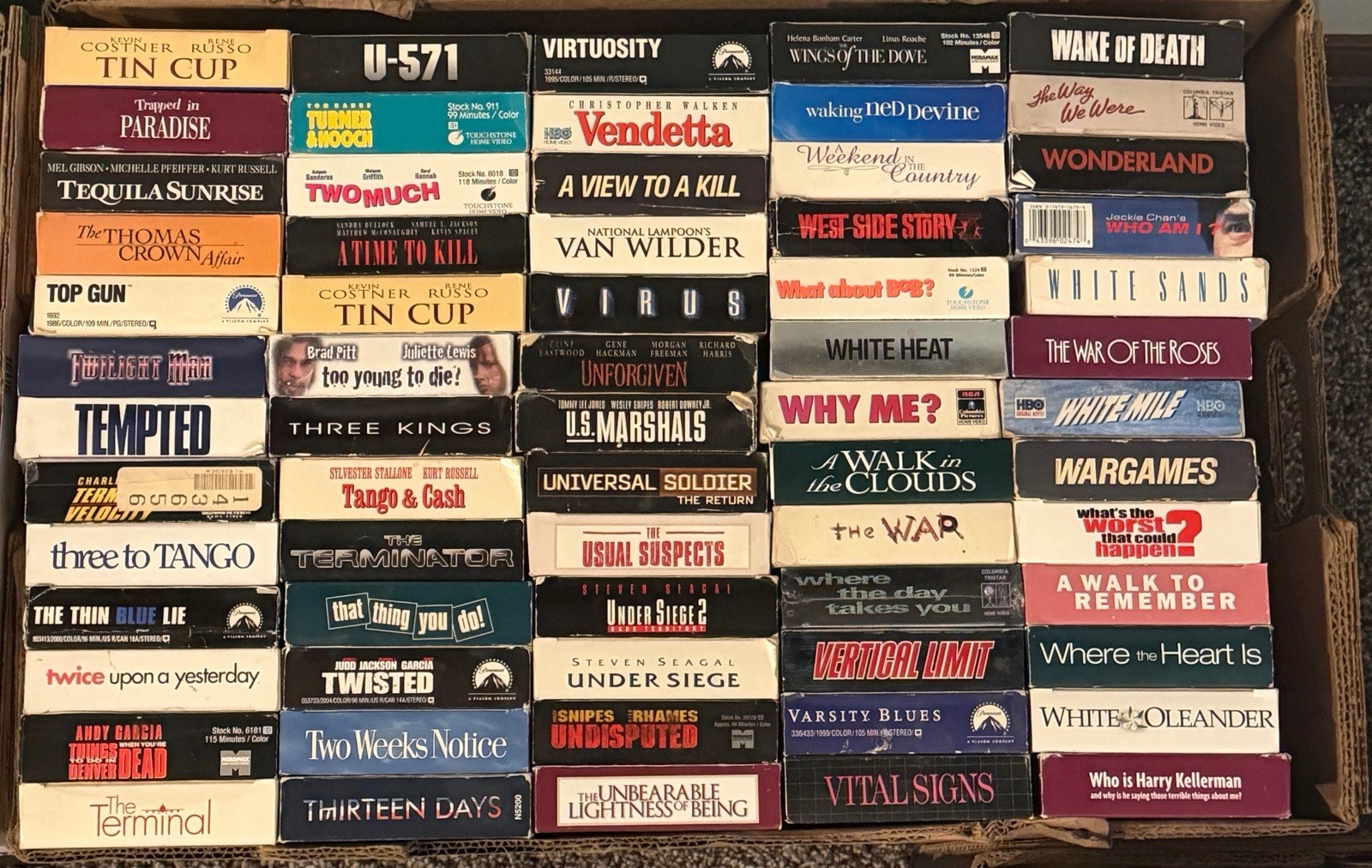Pick 6 VHS Movies- Build Your Own Lot! Choose Titles- Buy More & Save- 90s Retro