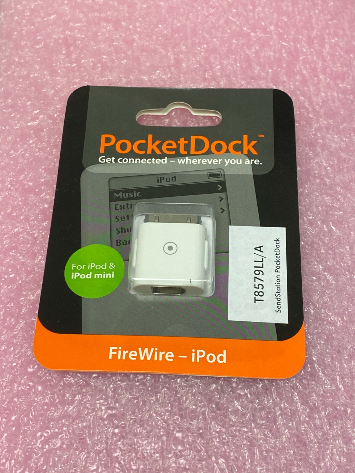 Firewire 400 to Apple 30 pin Adapter Pocketdock Sendstation Connector T8579LL/A