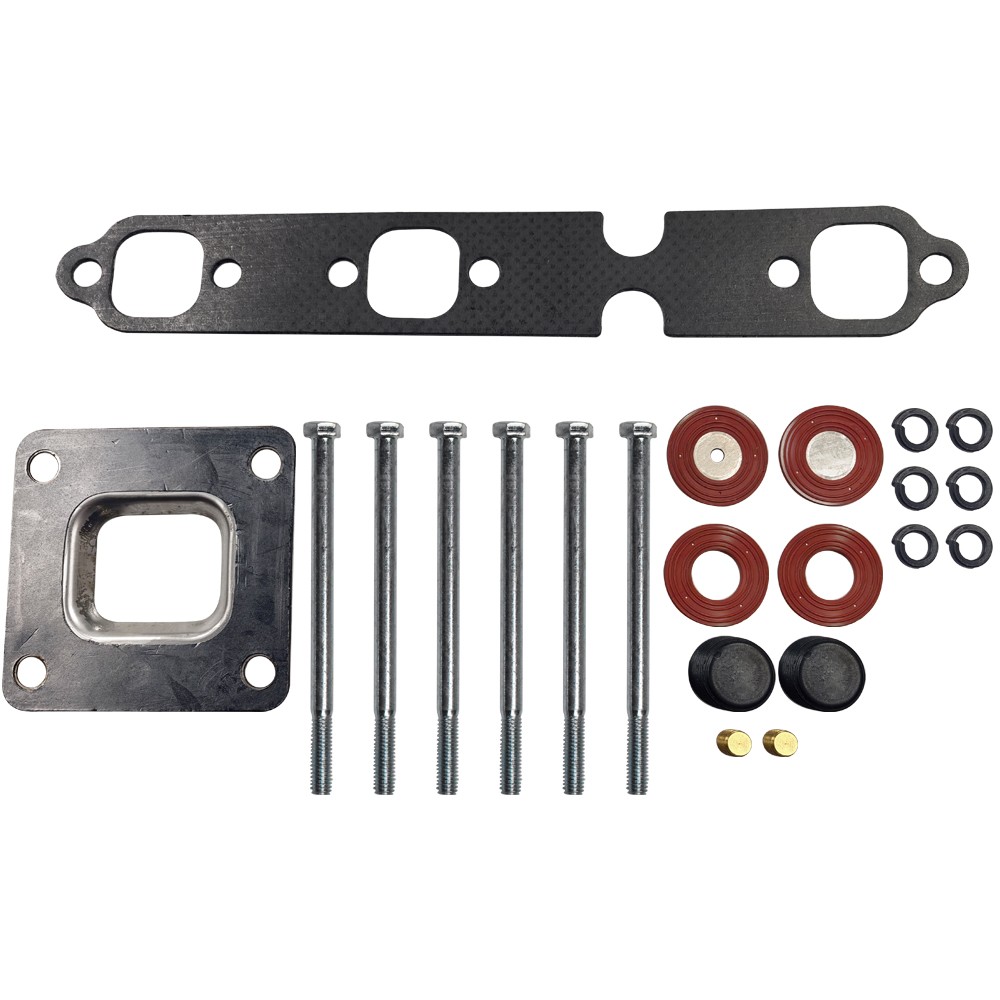 Pair Exhaust Manifold Dry Joint Riser fit Mercruiser GM 4.3 V6 2002-UP 864612T01