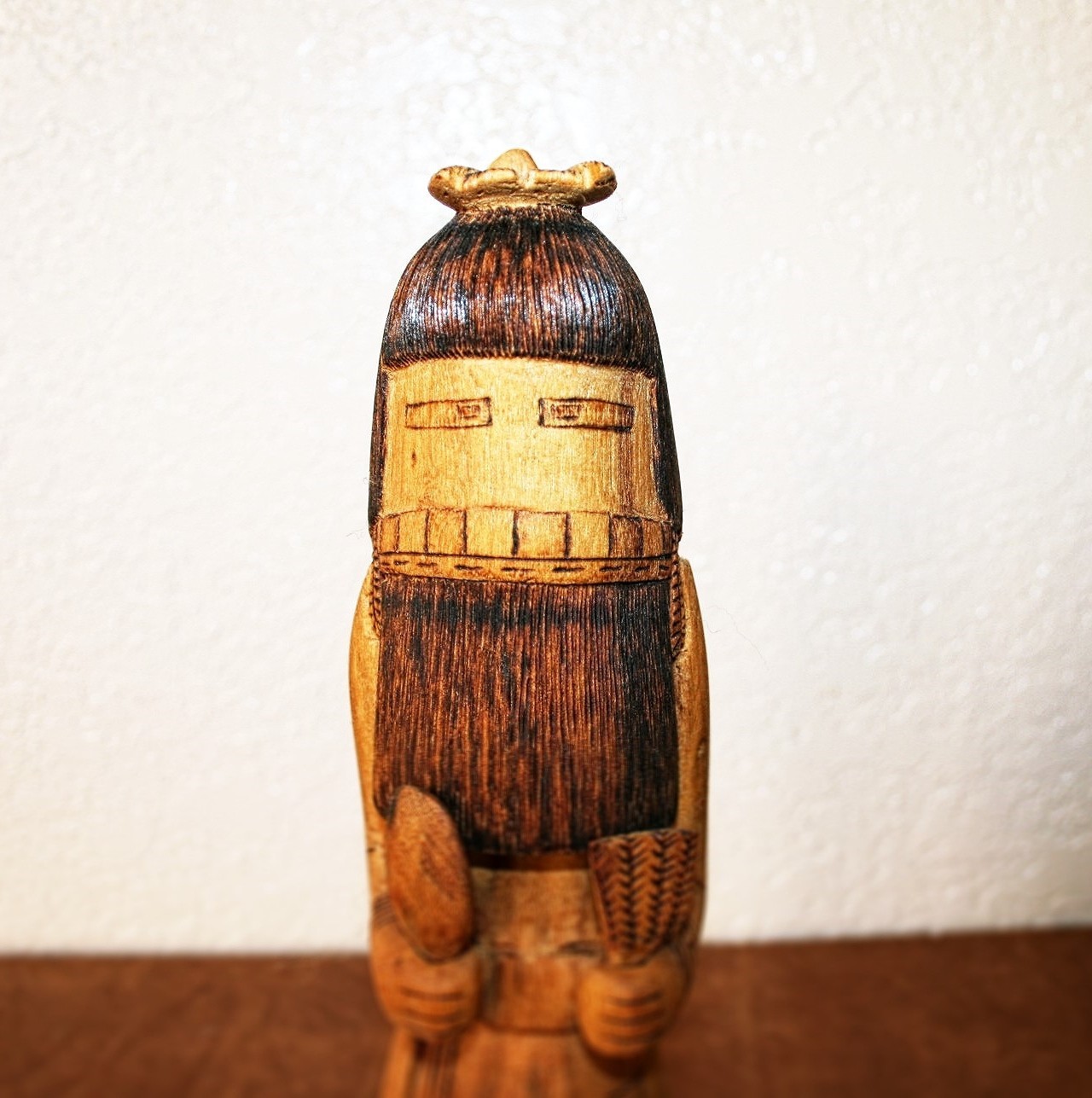 Tall Detailed Zuni Kachina by A. Lewis