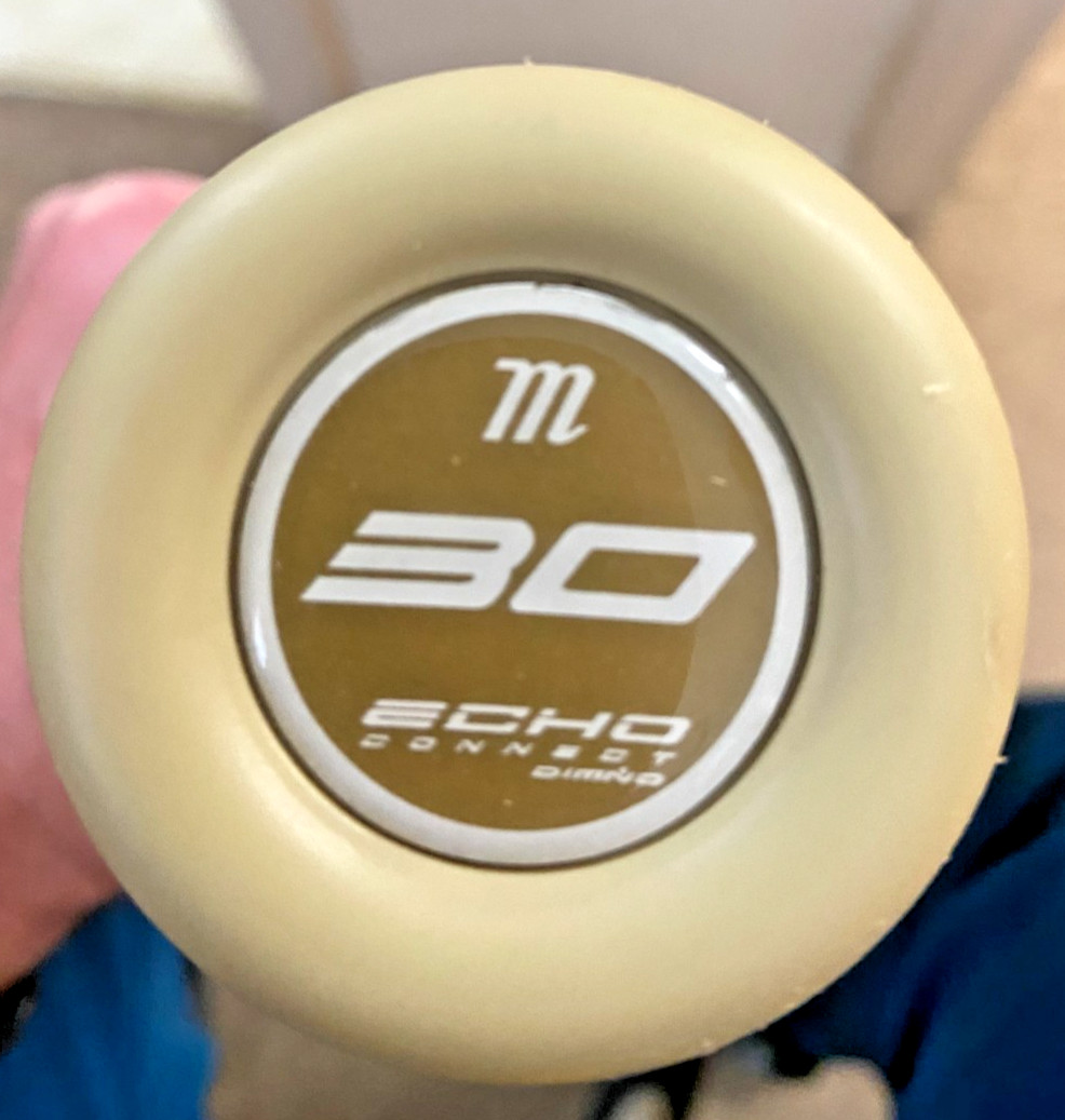 2024 MARUCCI ECHO CONNECT DMND FASTPITCH -11 SOFTBALL BAT 30/19 hit 50 pitches