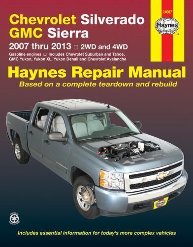 2007-13 Silverado Sierra Suburban Tahoe Yukon Denali Avalanche Repair Manual 983