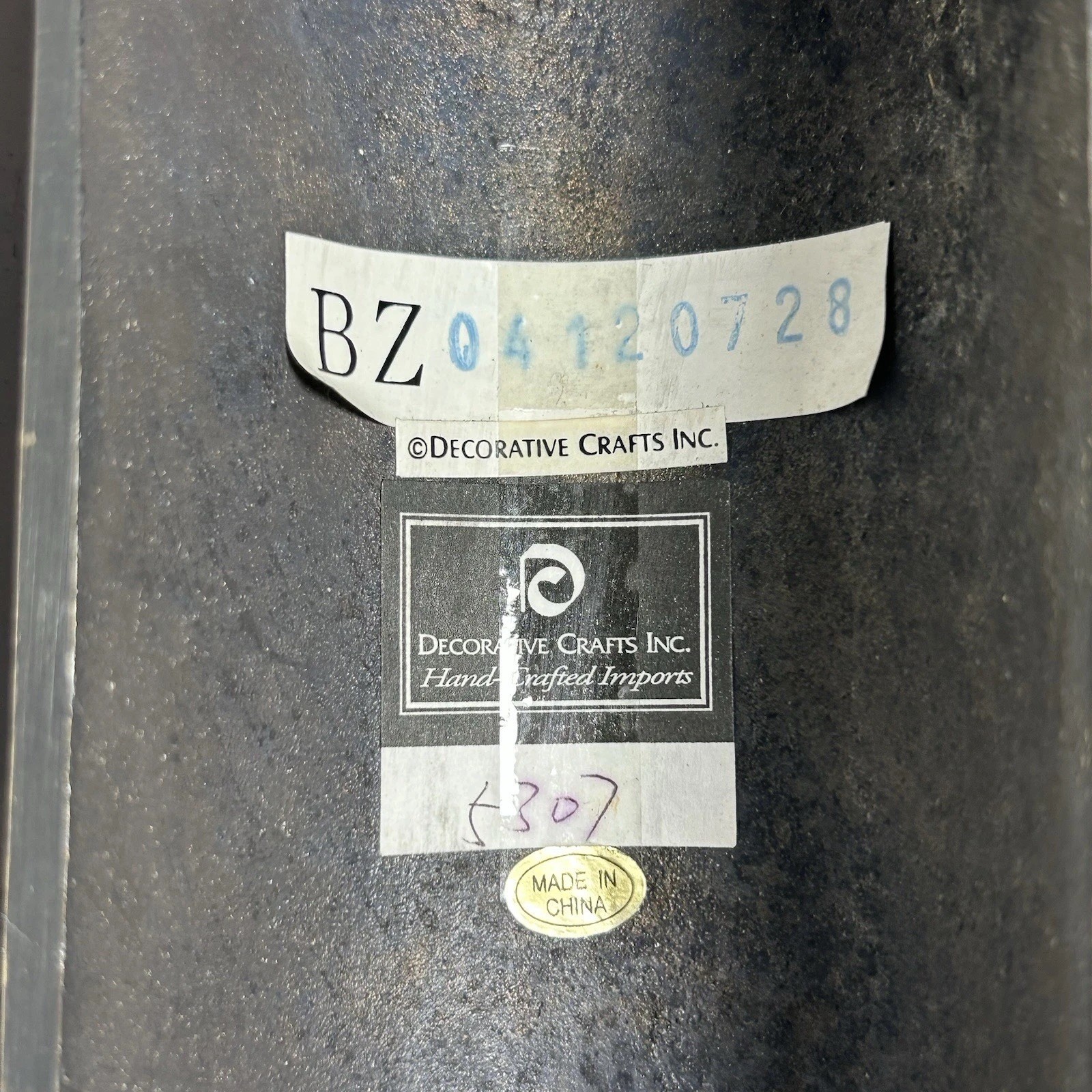 PAIR Vintage Decorative Arts Inc HUGE 31.75” Bronze / Brass Bamboo Wall Sconces