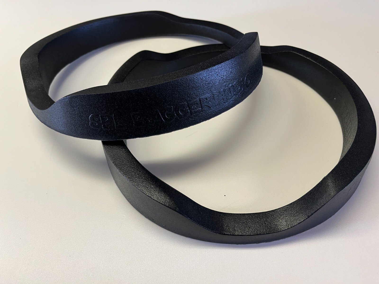 10" Harley Saddlebag MID-MOUNT Speaker Ring Adapters w/GRILLS 2014-2023