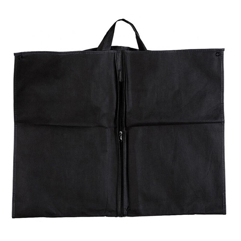 Travel Suit Bag Garment Bag Long Dress Black for Hanging Clothes Carrier Cover