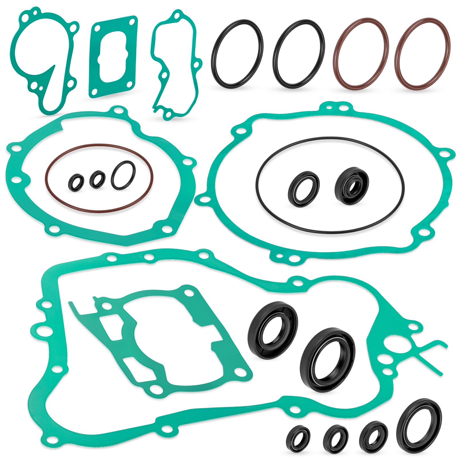 Complete Gasket Kit W/ Oil Seal for Yamaha YZ125 1998-2000 2001 2002 2003 2004