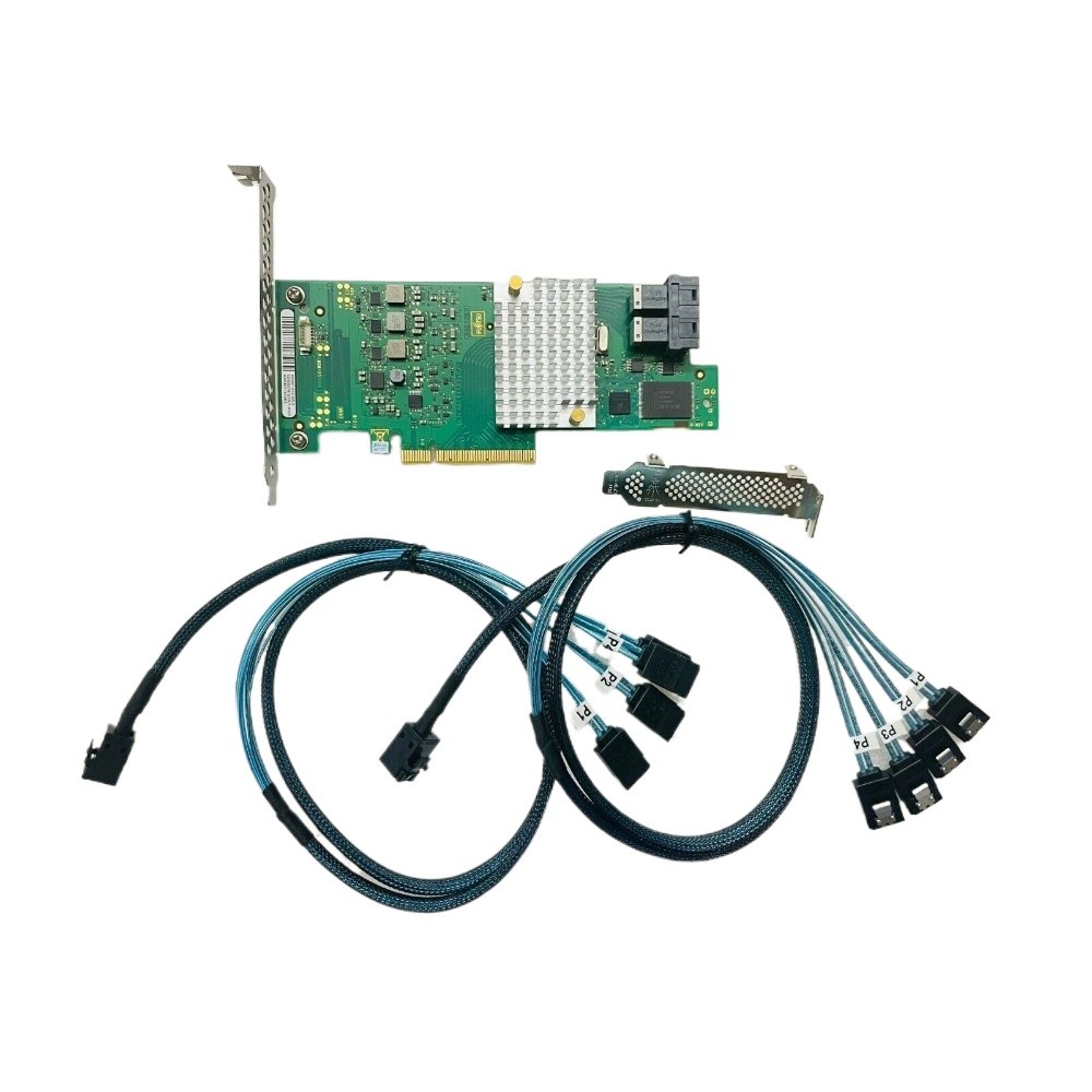 SAS3008 9300-8I 12Gbps HBA IT Mode ZFS FreeNAS unRAID+2*SFF-8643 SATA Cable US
