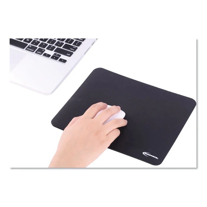 Innovera 52448 Mouse Pad, 9 x 7.5, Black
