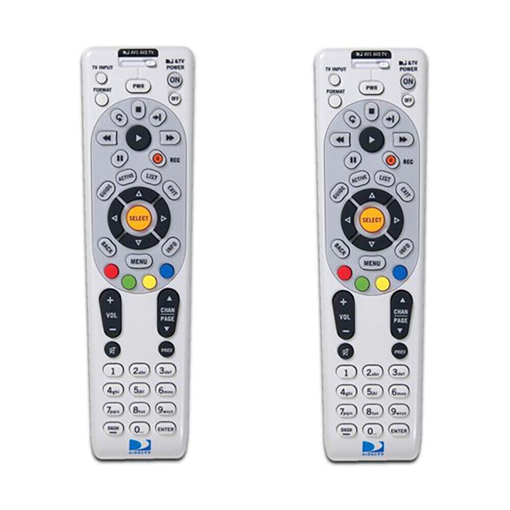 2 Pack - DIRECTV RC66 RX RF Remote Controls W/Batteries DTV