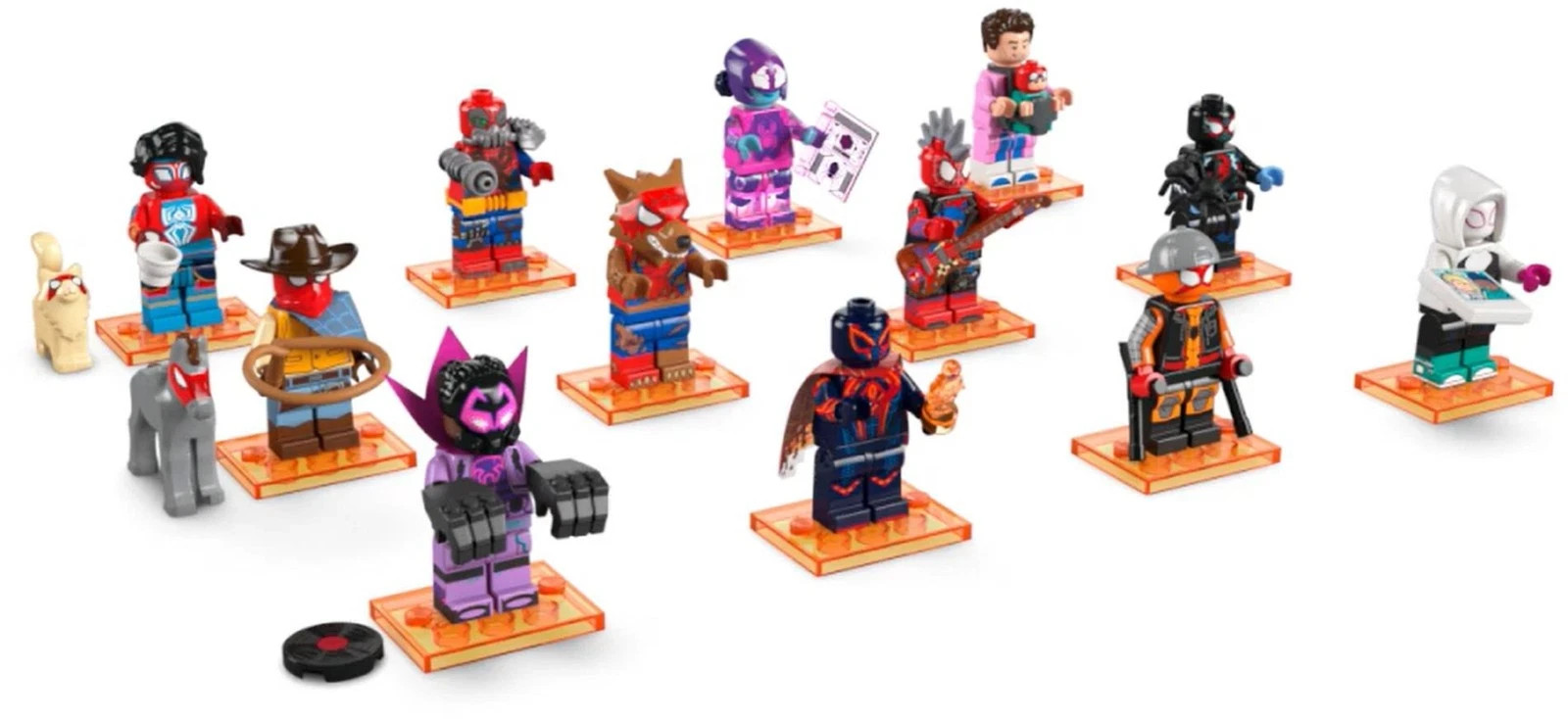 LEGO Spider-Man COMPLETE Set of 12 Across the Spider-Verse Series CMF 71050 NEW