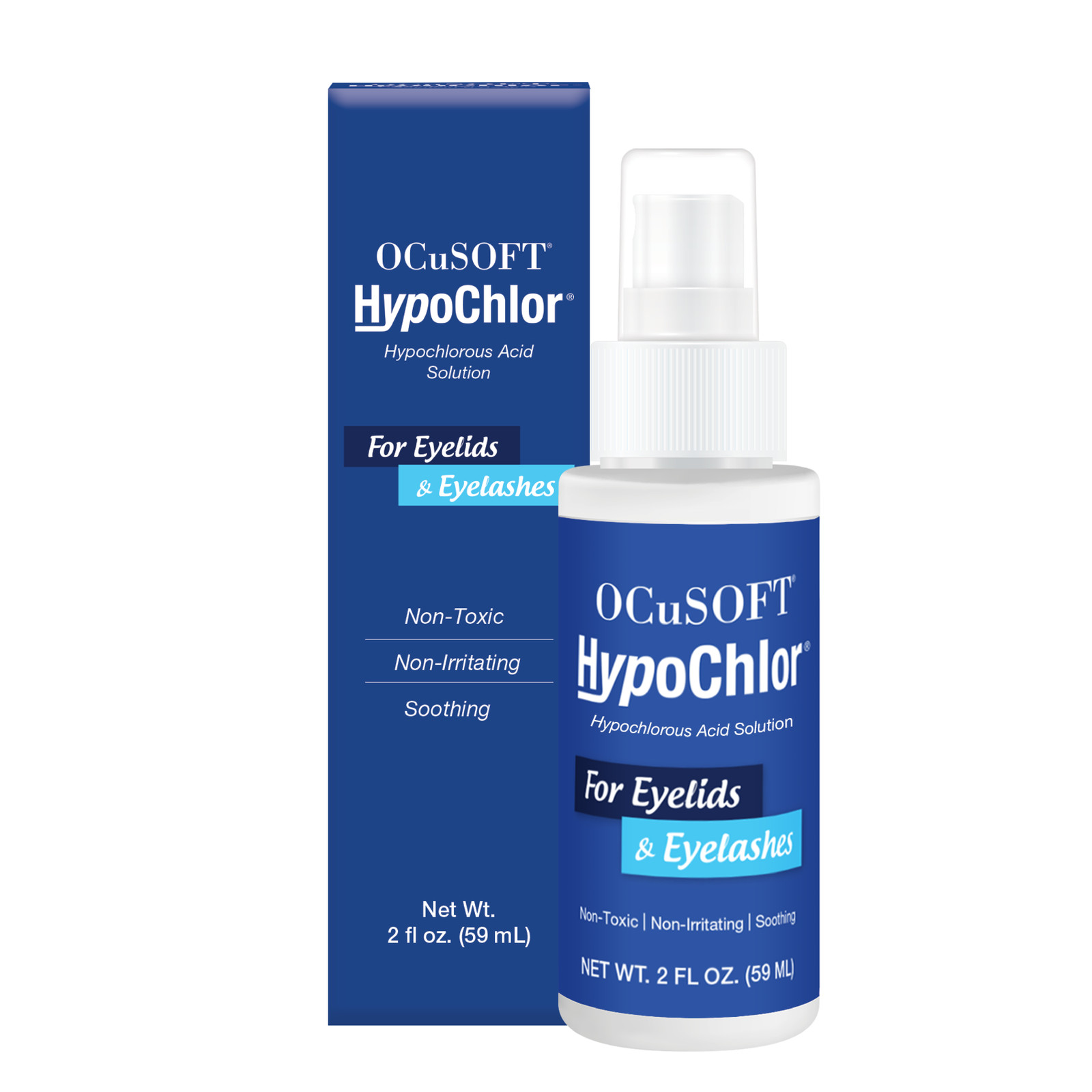 OCuSOFT Hypochlor Hypochlorous Acid Solution Spray 0.02% 59ML