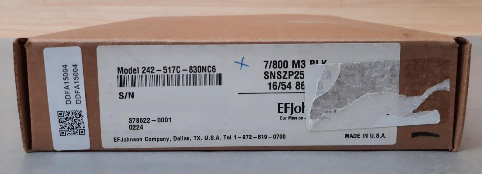 Ef Johnson 5100 ES Model III Portable Radio Project 25 Smartnet / Smartzone