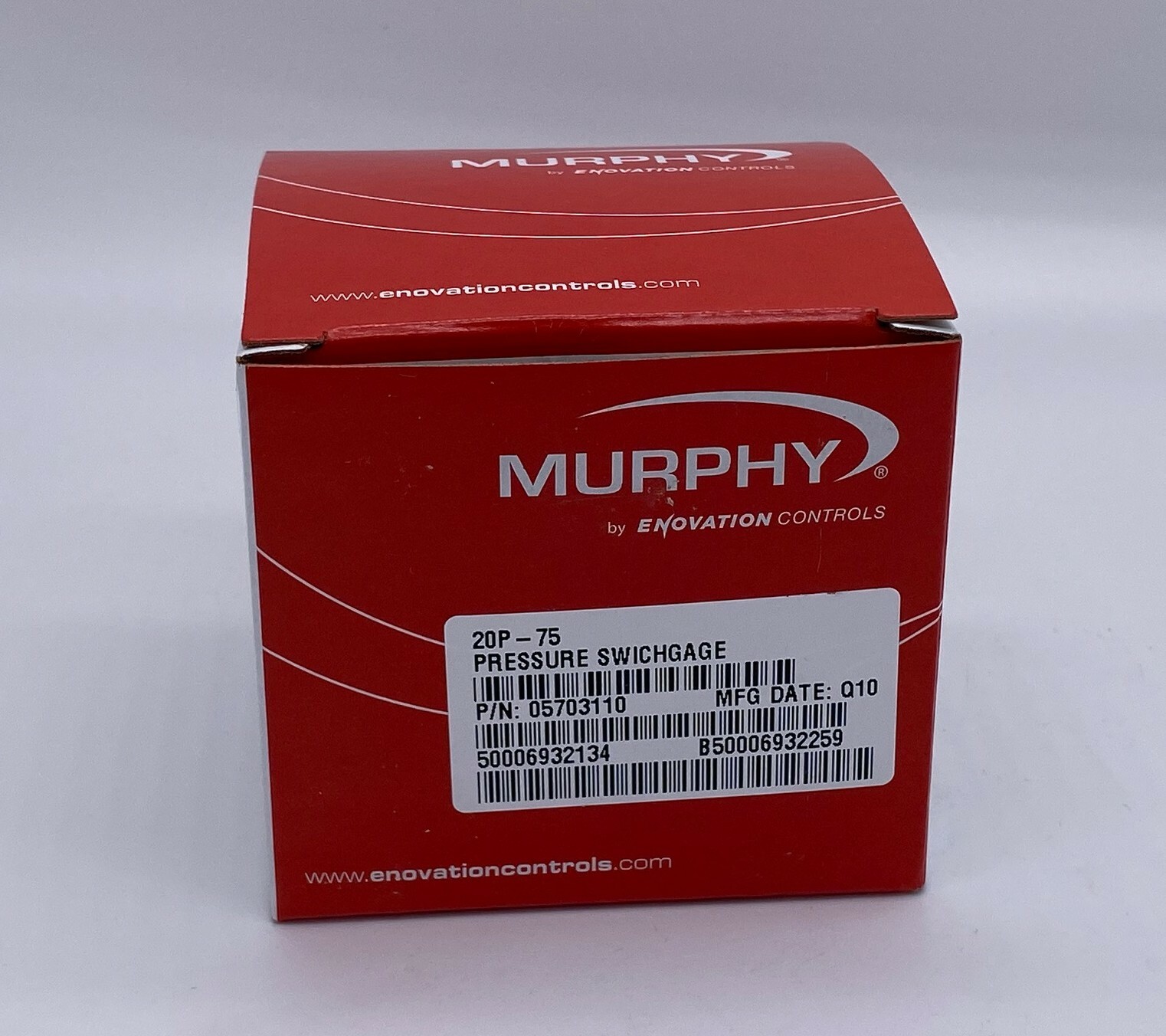 20P-75 Murphy Oil Pressure Gauge, No Fail safe (05703110)