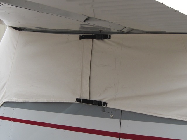 Cessna 172 Fast Back Sunforger cabin and Windshield Cover (with no rear window)