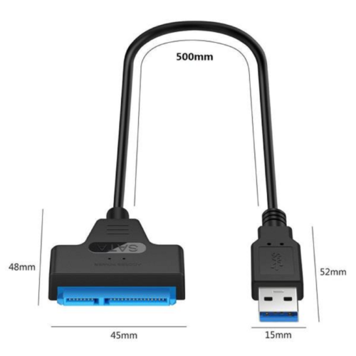 USB 3.0 to 2.5" SATA III Hard Drive Adapter Cable/UASP -SATA to USB3.0 Converter