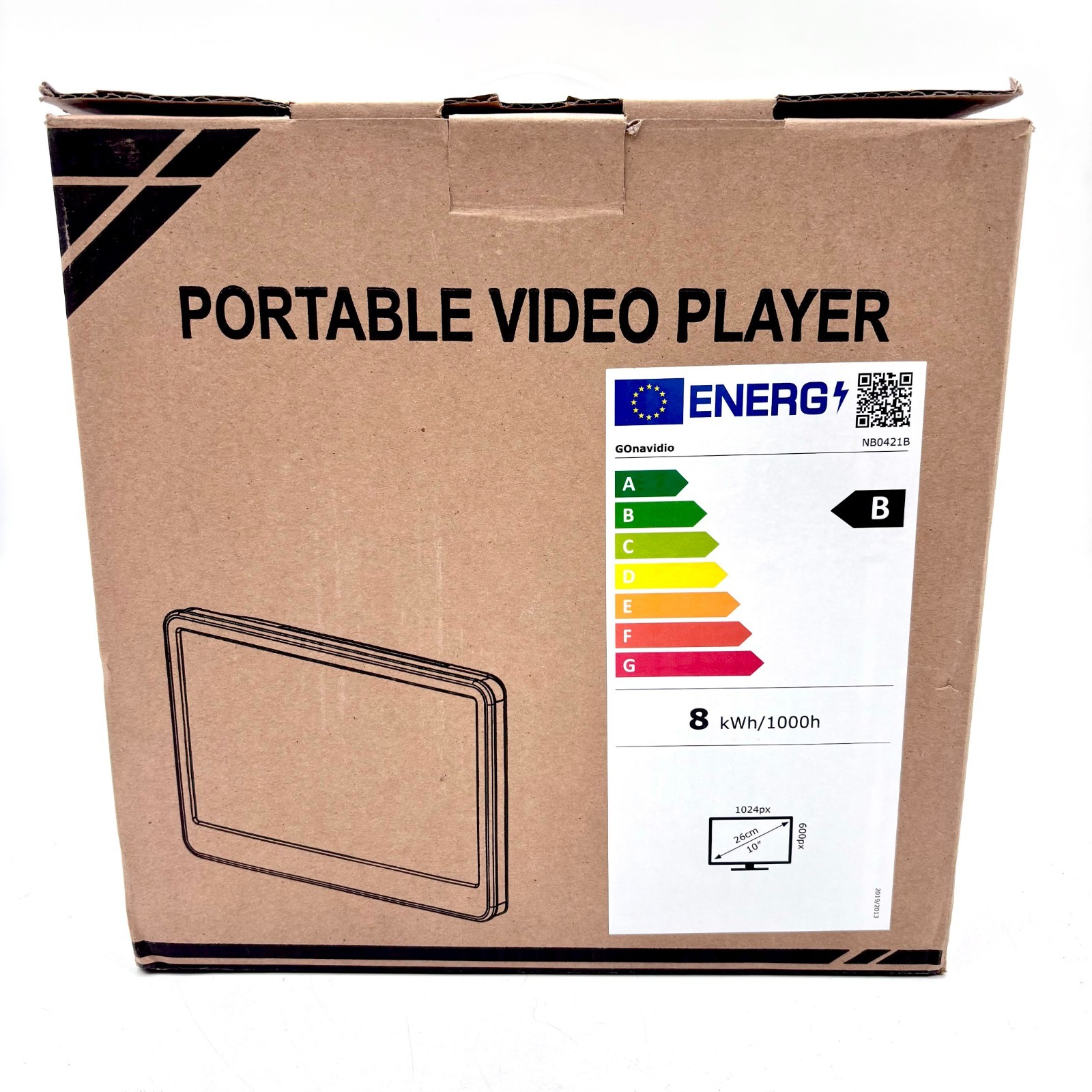 GOnavideo 10.1 Inch Dual Screen Headrest Portable Video Player (NB0421B-N1)