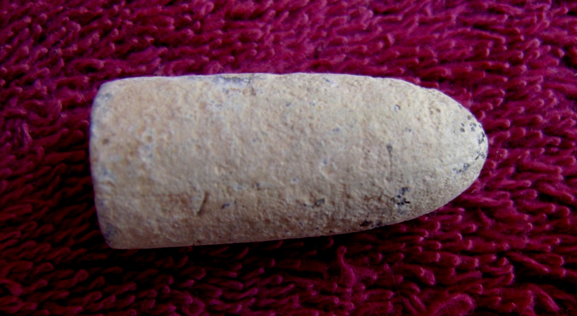 EXCAVATED & DROPPED CONFEDERATE .52 CALIBER GREENE BULLET (SHILOH)