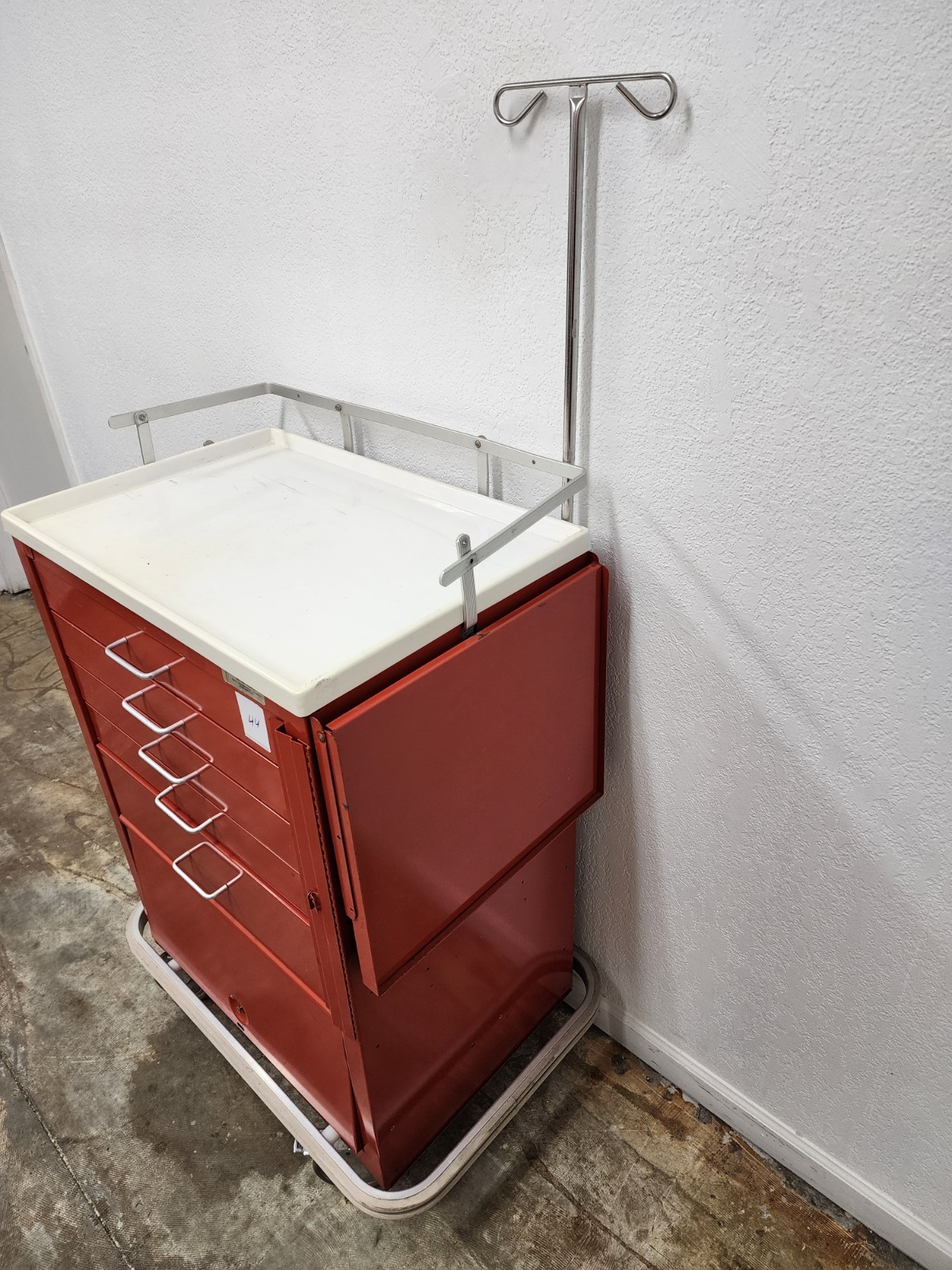 Waterloo Uni-Cart Medical Lab Mobile Storage Cart 6 Locking Drawers, Tool Box