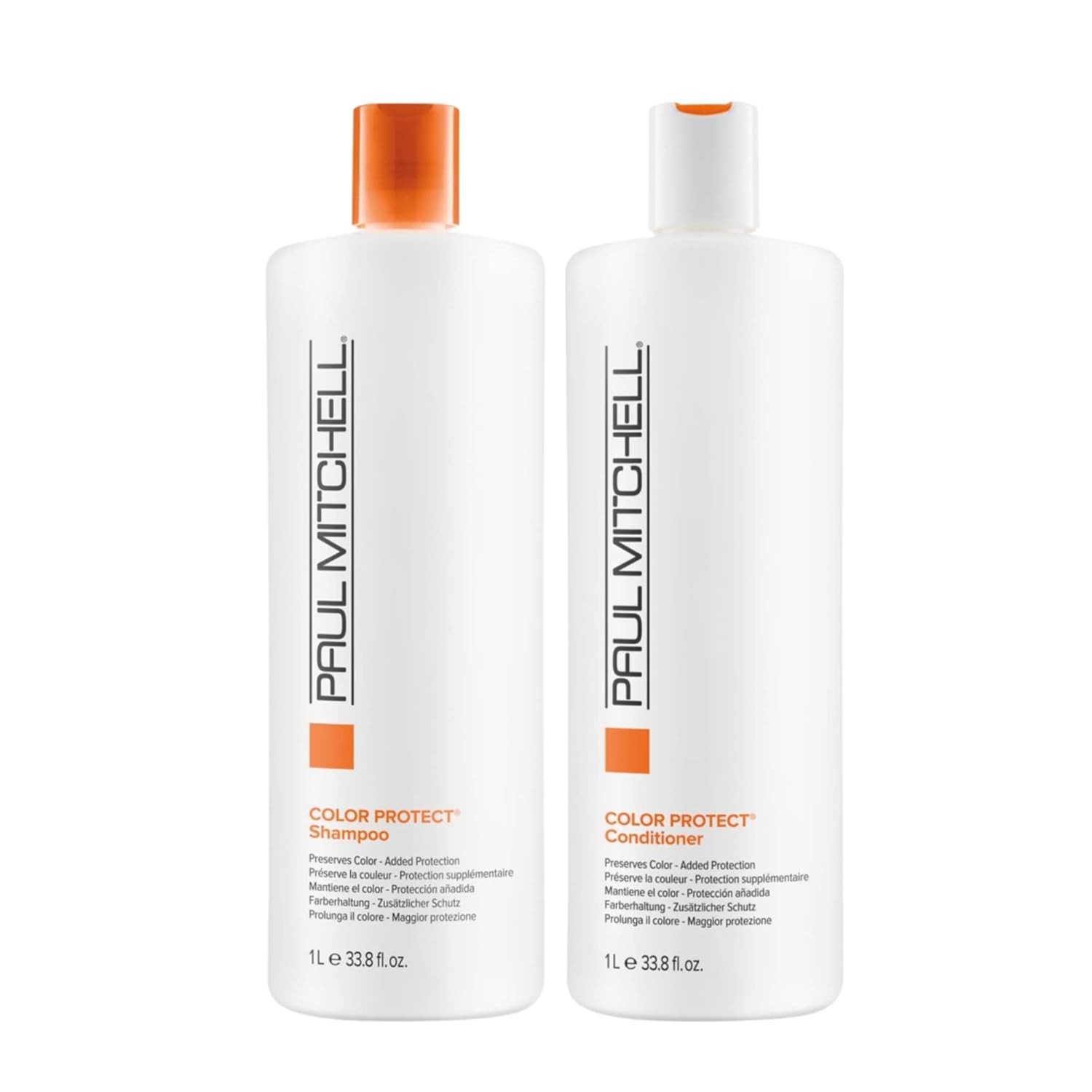 Paul Mitchell Color Protect Shampoo & Conditioner Duo 33.8oz Liter Set