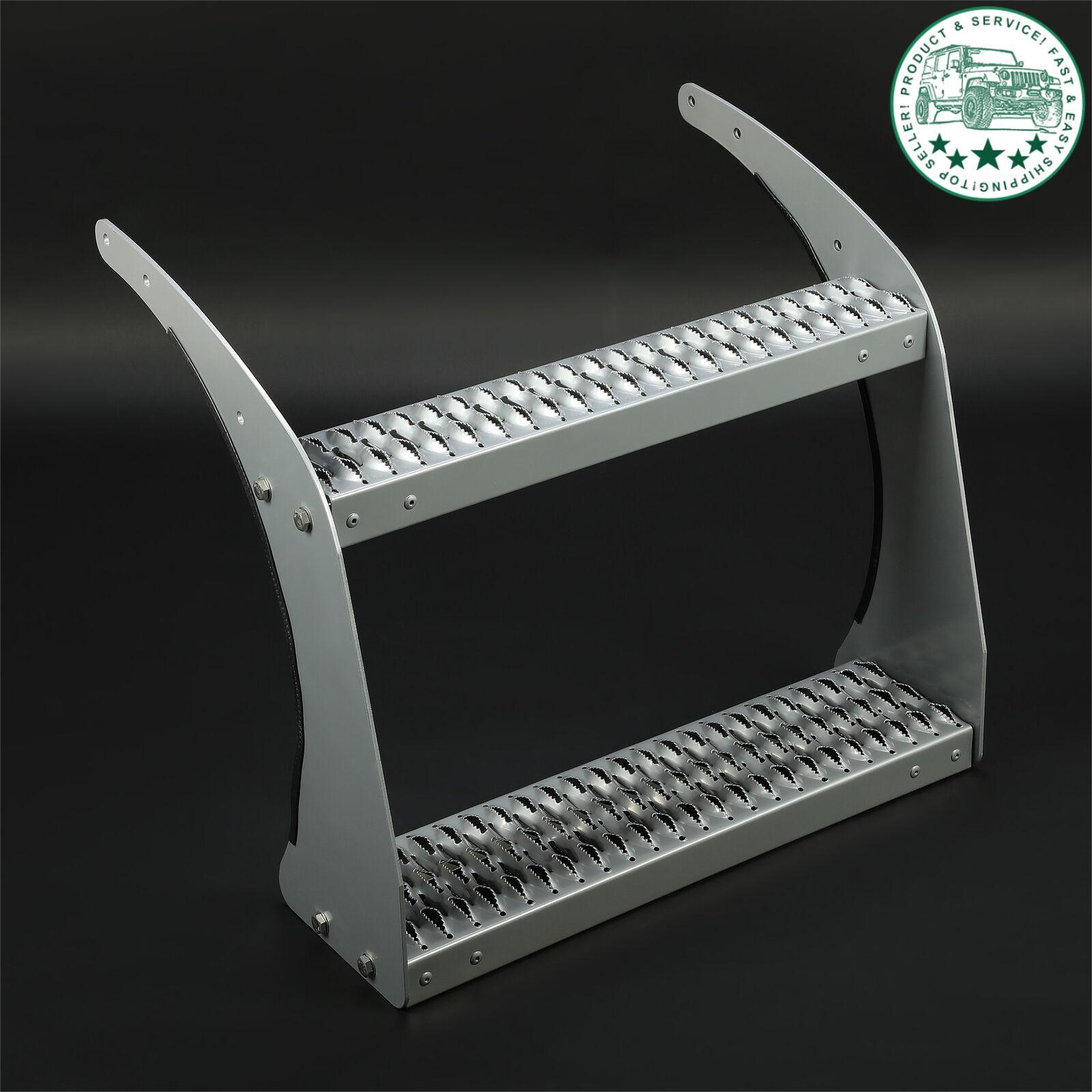 26" Fuel Tank Step For Peterbilt All Models Silvery Non-Slip Fuel Tank Stair