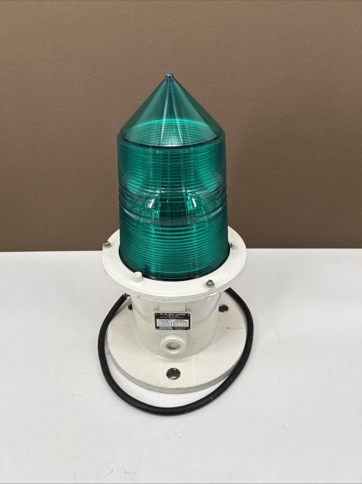 Vintage Amerace Corporation 2149-f3 Light Marine Buoy Lantern Made In USA