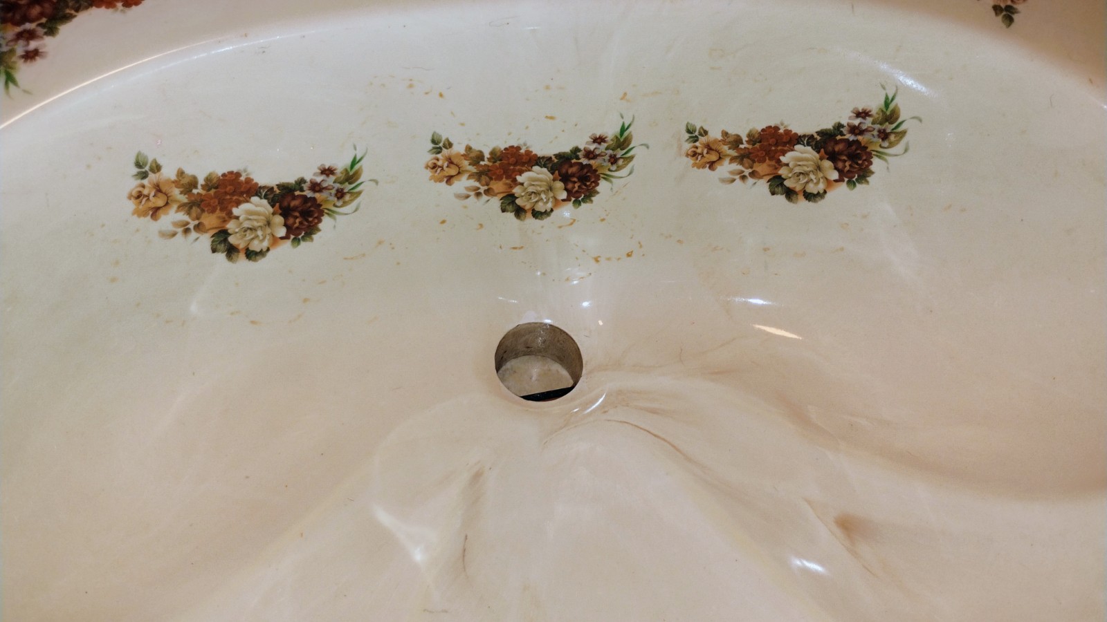 Vintage bathroom drop in sink Victorian style