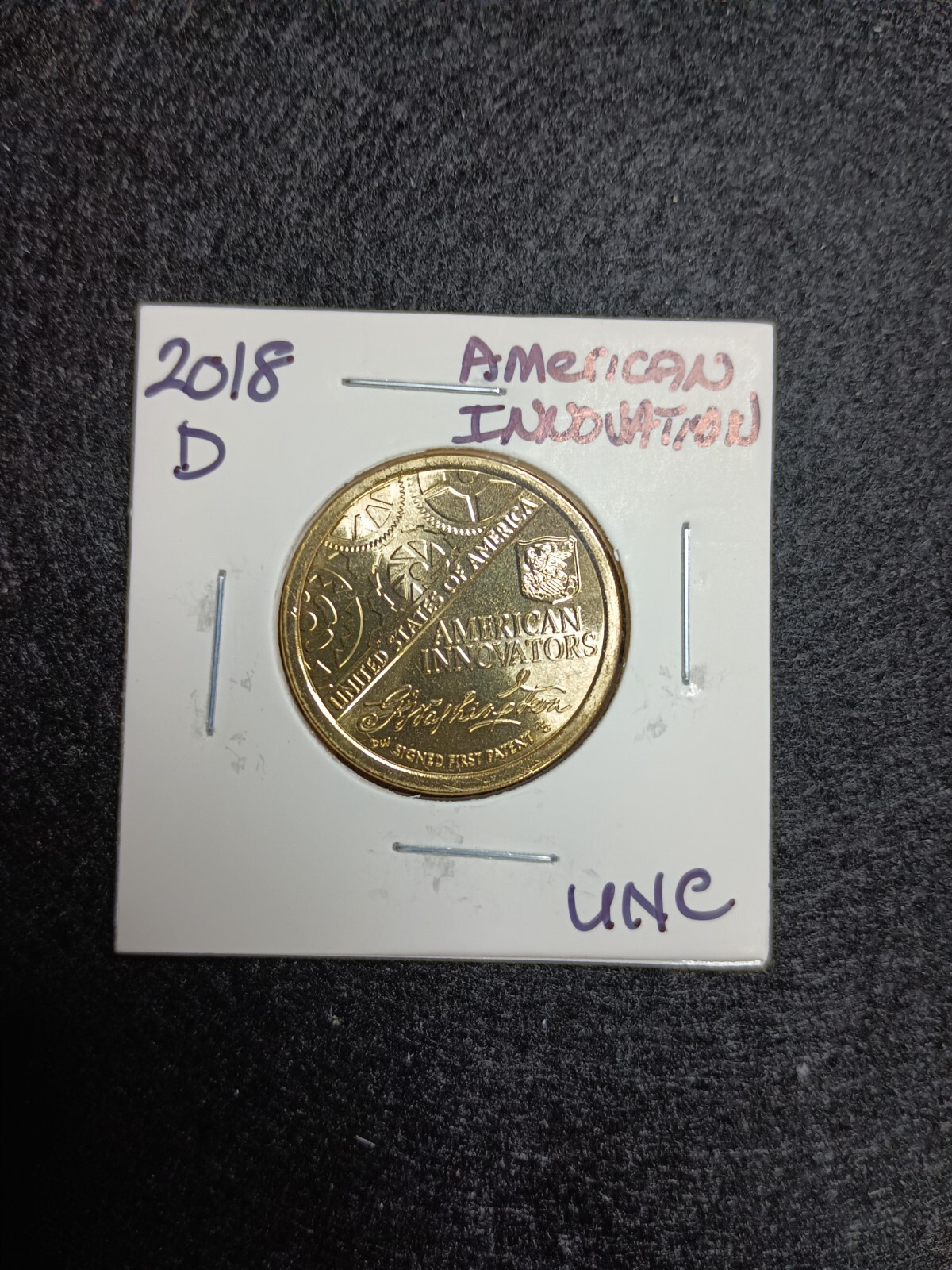 2018 D American innovation Dollar -Uncirculated- From US Mint Bag